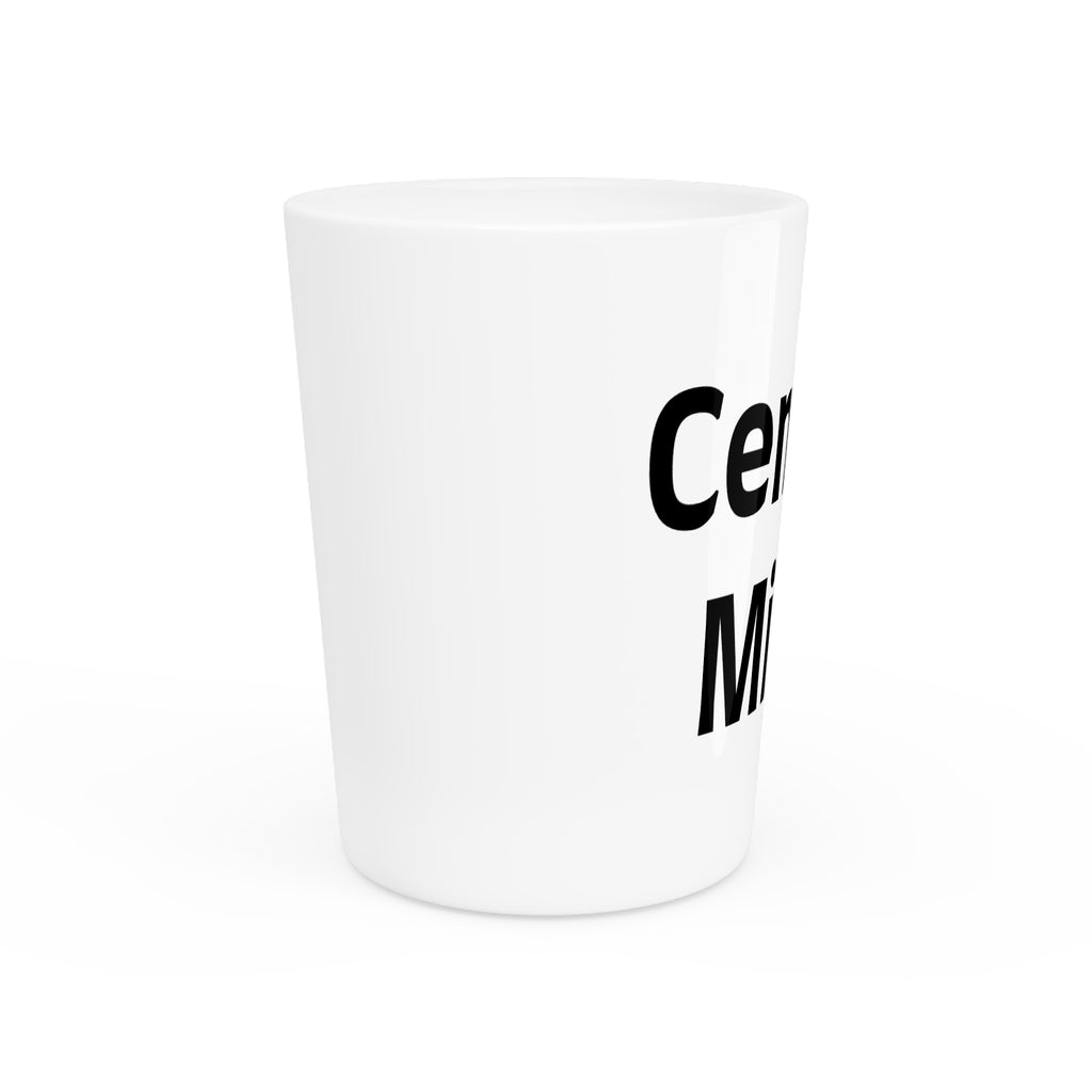 Cement Mixer Shot Glass | Construction Tool Typography